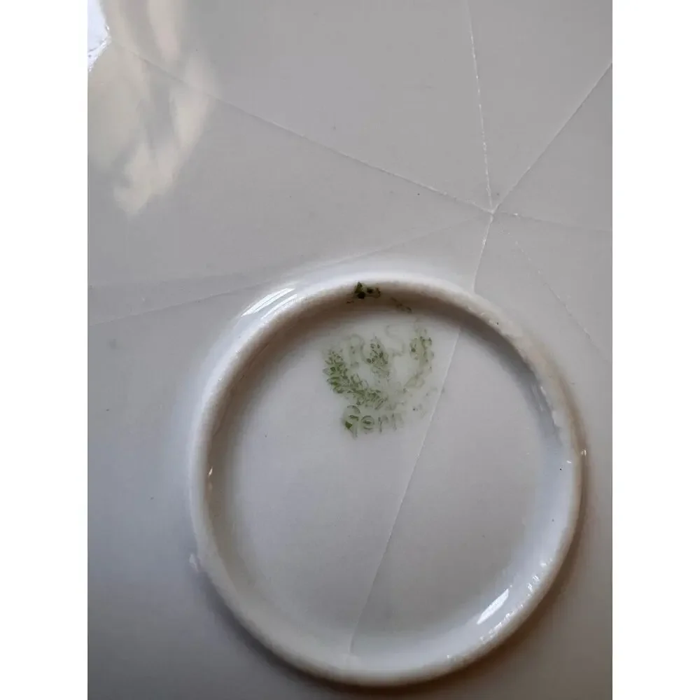 Vtg RS Germany Sugar Bowl Hand Painted 6